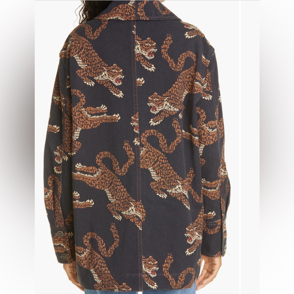 Farm Rio Large Black Leopard Jacket - Picture 4 of 5